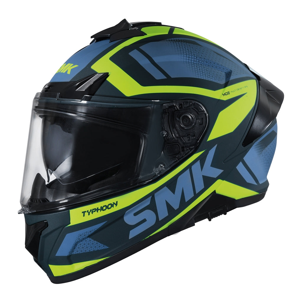 SMK - TYPHOON THORN MATTE DECORATED FULL FULL HELMET (MA848)