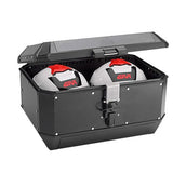 GIVI Trekker Alaska Aluminum Motorcycle Suitcase Bag 56 L Black - SECURTEX MOTOR SL (t/a MaximoMoto)