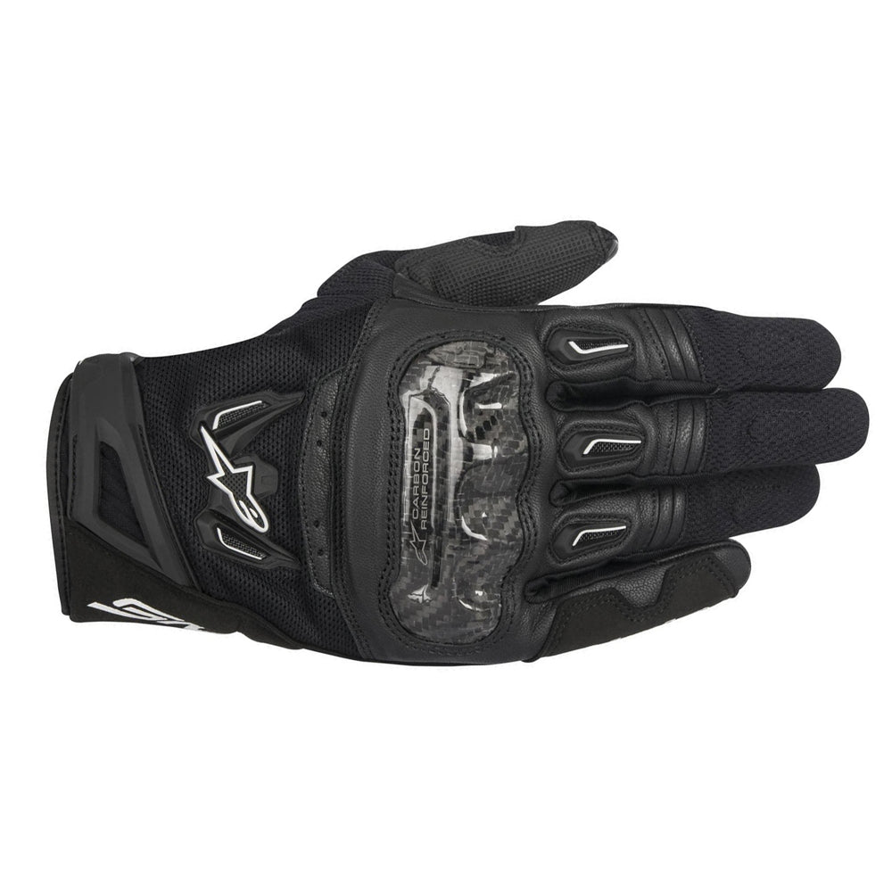 Alpinestars SMX-2 Air Carbon v2 Motorcycle Gloves Black - back pic