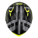 GIVI 50.8 Racer Full Face Motorcycle Helmet Black Titanium Yellow
