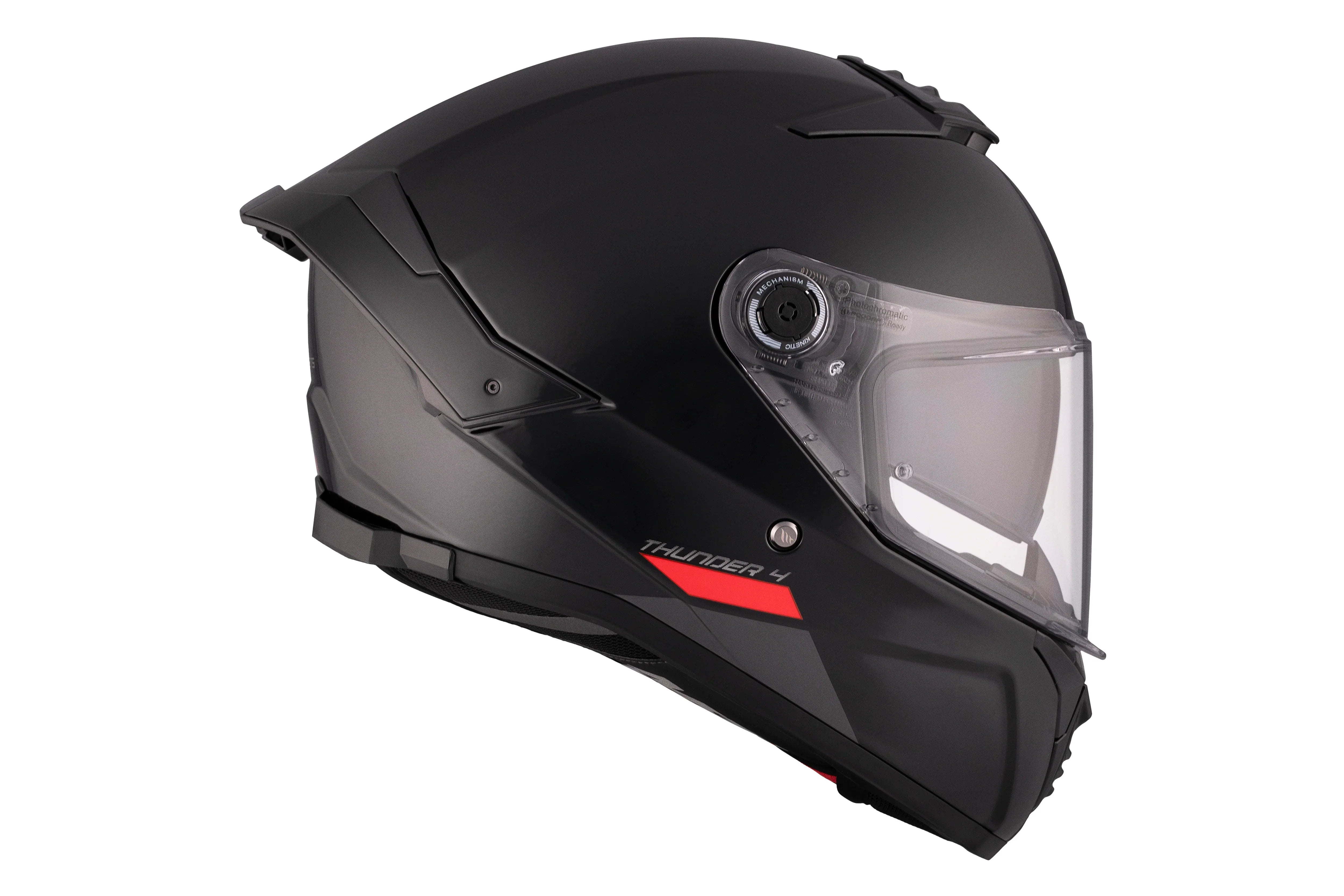 MT THUNDER 4 SV SOLID A1 MOTORCYCLE FULL FACE HELMET GLOSS BLACK