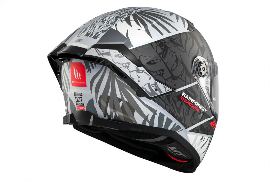 MT THUNDER 4 SV RAINFOREST C2 Touring Motorcycle Full Face Helmet - SECURTEX MOTOR S.L (t/a MaximoMoto)