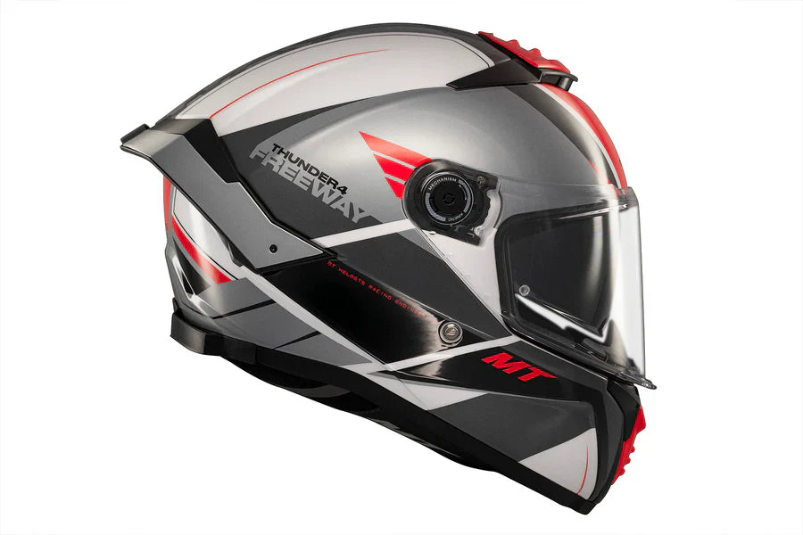 MT THUNDER 4 SV FREEWAY A5 Sport Touring Full Face Motorcycle Helmet Shiny - SECURTEX MOTOR S.L (t/a MaximoMoto)