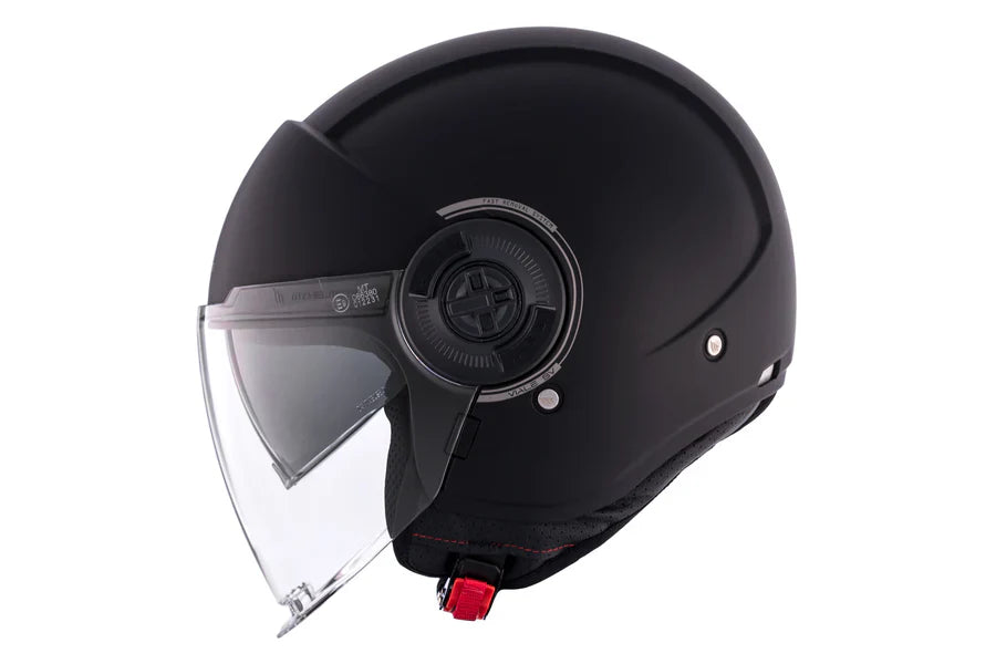 MT VIALE SV S SOLID A1 Urban Motorcycle Helmet Matte Black
