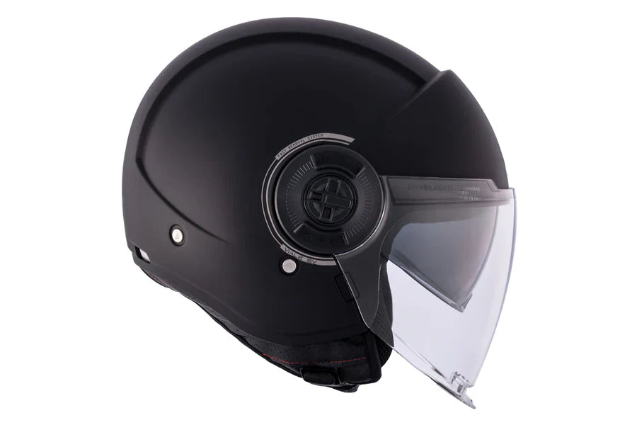 MT VIALE SV S SOLID A1 Urban Motorcycle Helmet Matt Black - SECURTEX MOTOR SL (t/a MaximoMoto)