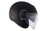 MT VIALE SV S SOLID A1 Urban Motorcycle Helmet Matt Black - SECURTEX MOTOR SL (t/a MaximoMoto)