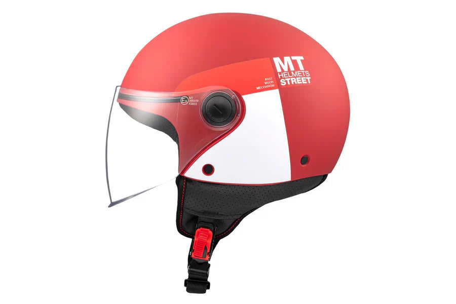 MT STREET S INBOARD C5 Matte Classic Style Jet Scooter Helmet