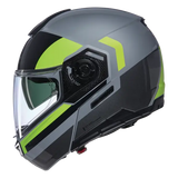NOLAN N90-03 ROBOTO 346 Modular Motorcycle Helmet Black Grey Yellow