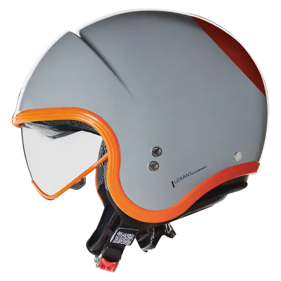 NOLAN N21-06 OCIO 343 Open Face Motorcycle Helmet Grey Orange