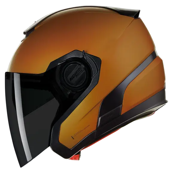 NOLAN N40-5 CLASSICO NOBILE 319 Open Face Motorcycle Helmet Black Orange