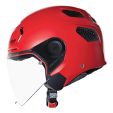 NOLAN N30-4 T CLASSICO 308 Open Motorcycle Helmet Bright Red