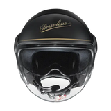 NOLAN N21 VISOR-6 BORSALINO 123 Open Face Motorcycle Helmet Black Gold