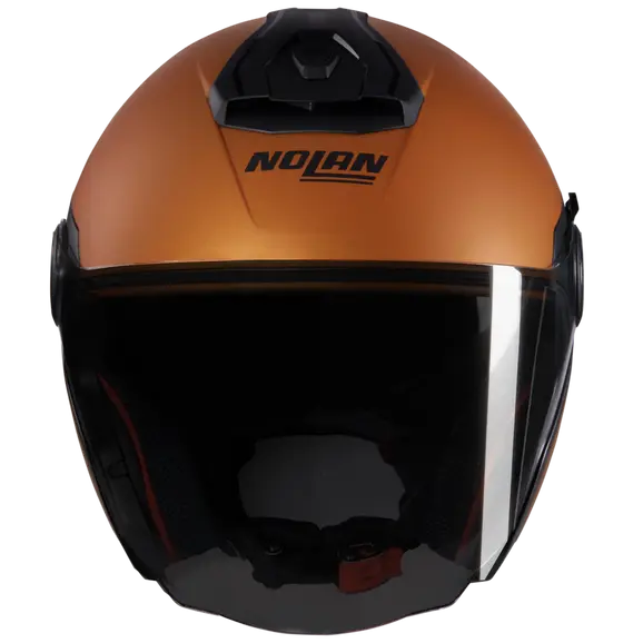 NOLAN N40-5 CLASSICO NOBILE 319 Open Face Motorcycle Helmet Black Orange