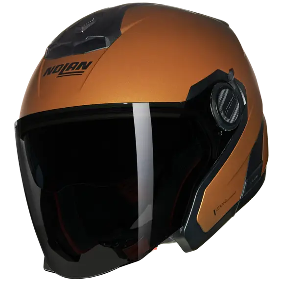 NOLAN N40-5 CLASSICO NOBILE 319 Open Face Motorcycle Helmet Black Orange