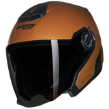 NOLAN N40-5 CLASSICO NOBILE 319 Open Face Motorcycle Helmet Black Orange