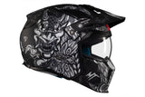 MT Streetfighter S SV Hellish B2 Matte Dual Sport Motorcycle Helmet