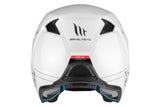 MT District Sv Solid A0 in Gloss White Off-Road Motorcycle Helmet