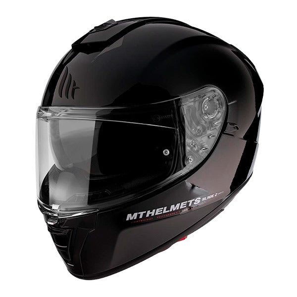 MT F107SV BLADE 2 SV SOLID A1 GLOSS BLK HELMET - SECURTEX MOTOR SL (t/a MaximoMoto)