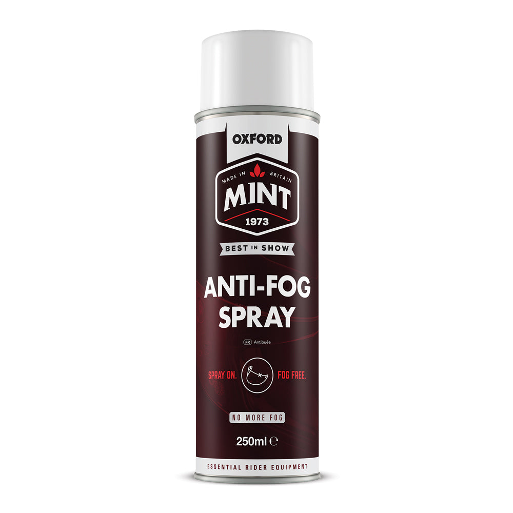Oxford Mint Antifog Spray kit cleaner 250ml images