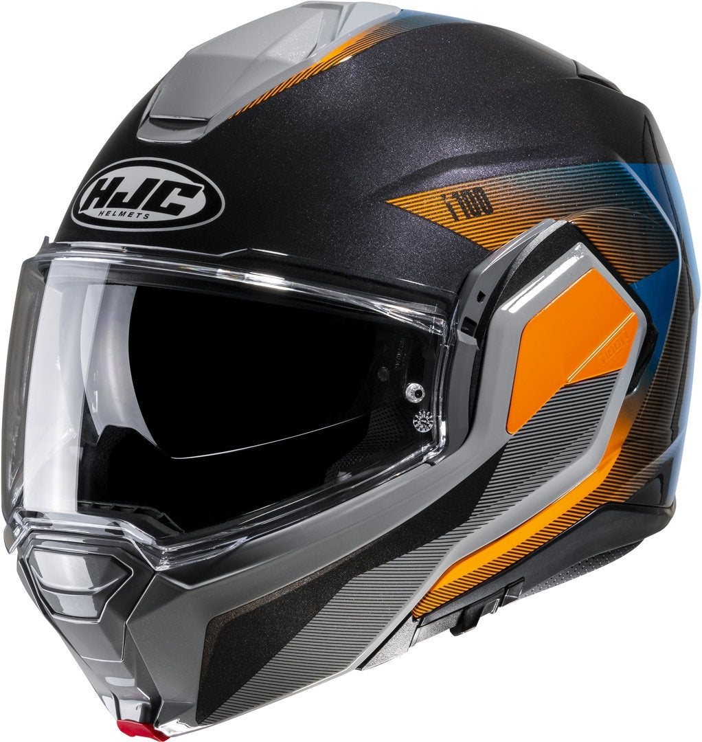 hjc-i100 beston mc27 orange modular full face motorcycle helmet