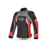 BELA - Elanur Lady Textile Jacket Black/Anthracite/Red - SECURTEX MOTOR SL (t/a MaximoMoto)