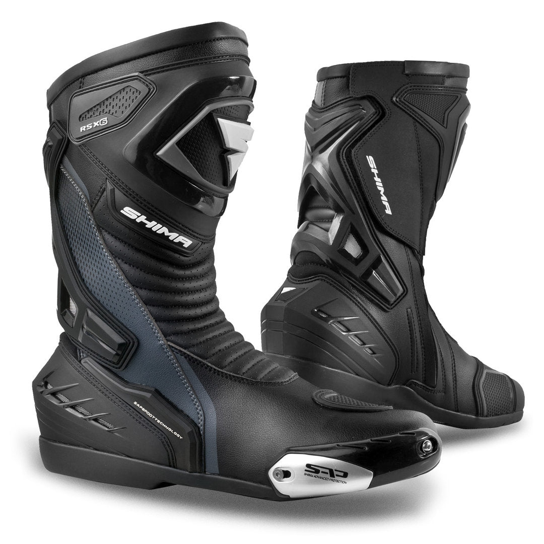 SHIMA RSX-6 MEN BOOTS BLACK - SECURTEX MOTOR SL (t/a MaximoMoto)