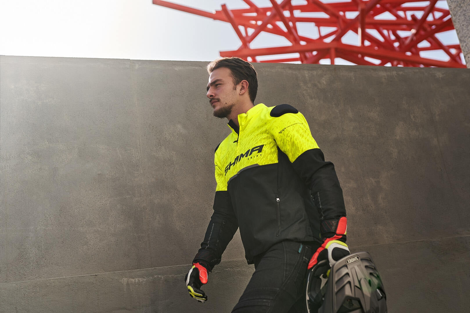 SHIMA DRIFT MEN JACKET FLUO - SECURTEX MOTOR S.L (t/a MaximoMoto)