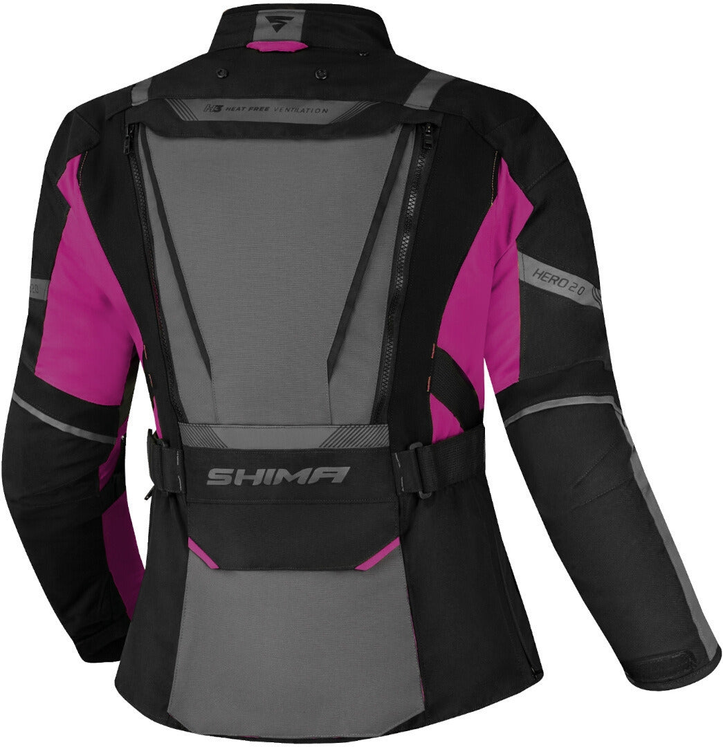 SHIMA HERO 2.0 LADY JACKET PINK - SECURTEX MOTOR S.L (t/a MaximoMoto)