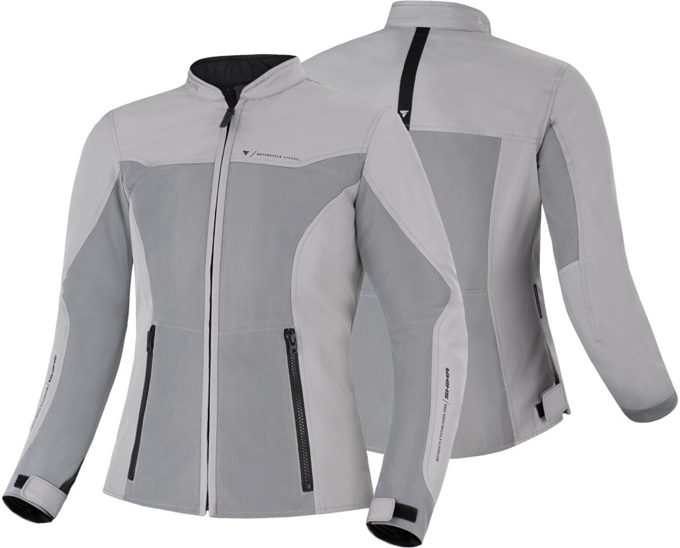 SHIMA OPENAIR LADY JACKET GREY - SECURTEX MOTOR S.L (t/a MaximoMoto)