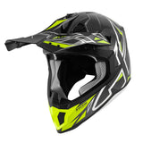 Givi 70.1 VECTOR Carbon Motocross helmet Silver Yellow - SECURTEX MOTOR S.L (t/a MaximoMoto)