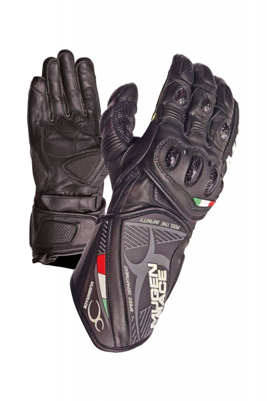 MUGENRACE NEPTUN Deportivos Turismo Moto Guantes Negro