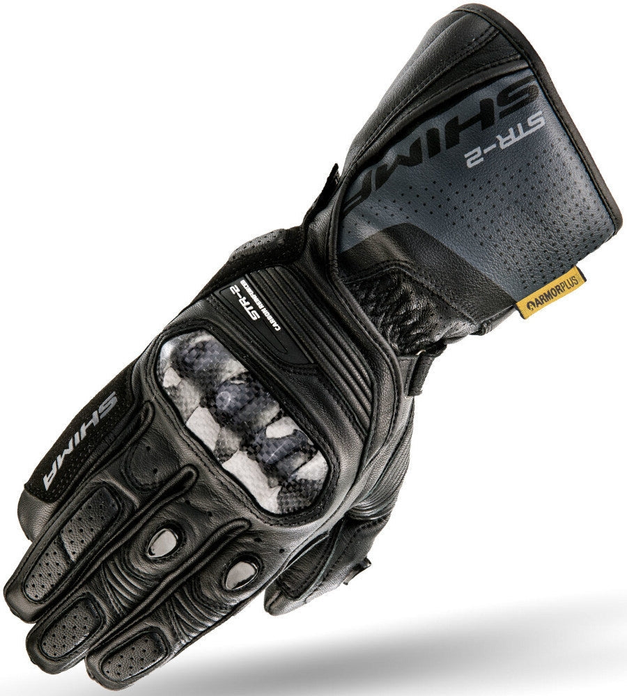SHIMA STR-2 GUANTES BLACK - SECURTEX MOTOR S.L (t/a MaximoMoto)