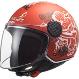 LS2 OF558 SPHERE LUX SKATER MATT RED - SECURTEX MOTOR SL (t/a MaximoMoto)