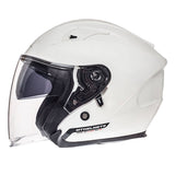 MT Avenue White Open Face Motorcycle Helmet in Every Ride