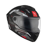 MT Atom 2 Bast D5 Matt Black Grey Flip up Helmet