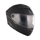 MT Atom 2 Solid Matt Black Flip up Helmet