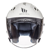 MT Avenue White Open Face Motorcycle Helmet in Every Ride