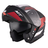 MT Genesis SV Cave A5 Helmet Performance in Matt Black Red