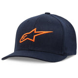 Alpinestars Ageless Curve Hat Navy & Orange images