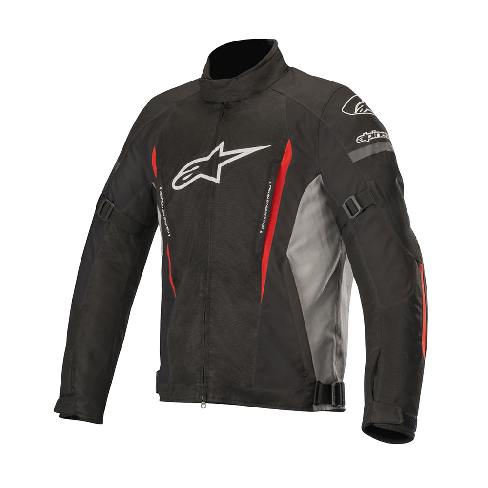 Alpinestars Gunner Jacket Black Grey & Red - front image