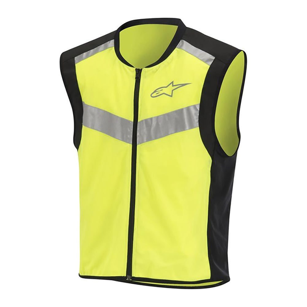 Alpinestars Flare Neon Vest Black & Yellow Fluo images