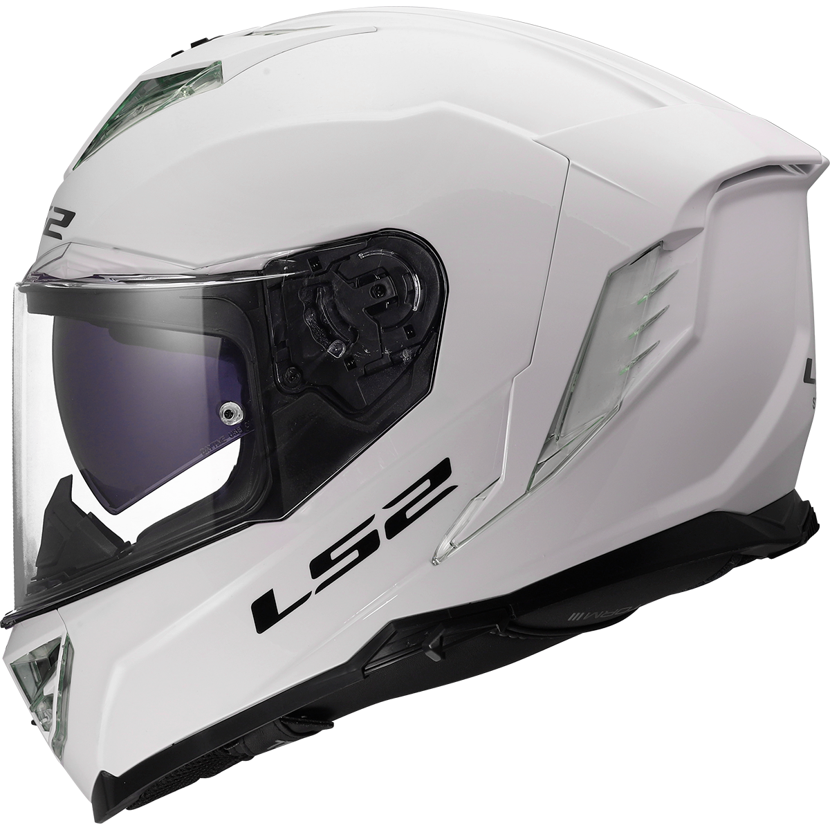 LS2 FF818 Storm Full Face Urban Motorcycle Helmet Gloss White