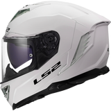 LS2 FF818 Storm Full Face Urban Motorcycle Helmet Gloss White