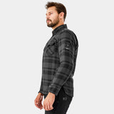 SHIMA RENEGADE 2.0 MEN MOTORCYCLE CHECKED SHIRT BLACK