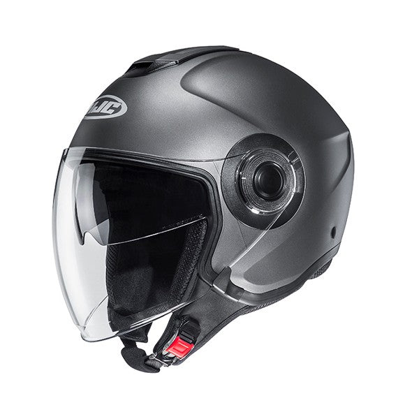 HJC i40N UNI Open Face Titanium Semi-Flat Scooter Helmet
