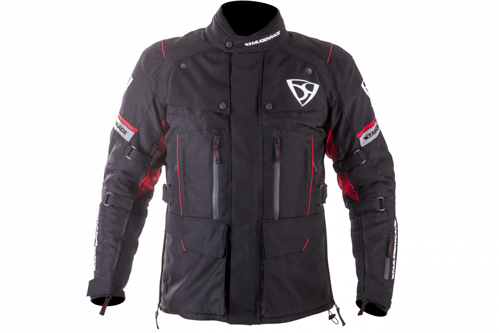 MUGENRACE T-UNO Moto Textil Chaqueta Negro Rojo