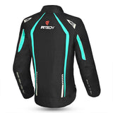 R-TECH - Marshal Lady Textile Jacket Black/Turquoise - SECURTEX MOTOR SL (t/a MaximoMoto)