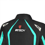R-TECH - Marshal Lady Textile Jacket Black/Turquoise - SECURTEX MOTOR SL (t/a MaximoMoto)
