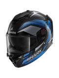 SHARK SPARTAN GT PRO RITMO Full Face Helmet Carbon Blue Chrome
