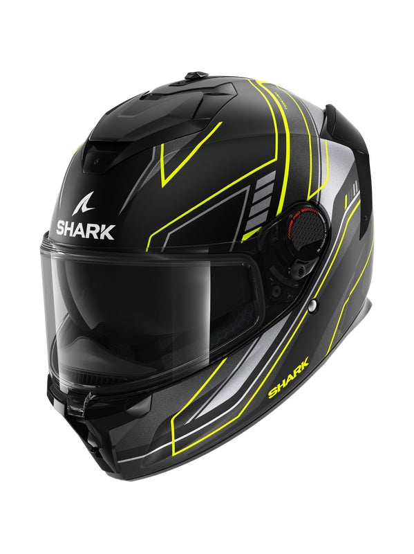 Shark - SPARTAN GT PRO Black Yellow Anthracite - SECURTEX MOTOR SL (t/a MaximoMoto)